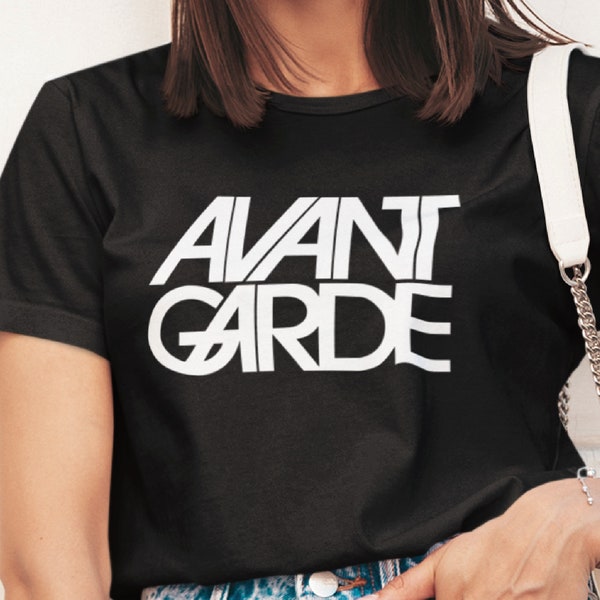 Avant Garde Font Tshirt, Typeface T Shirt for Women, Vintage Classic Tshirts, Unique Gifts for Her Cute Cool Tee Shirt Artistic Graphic Tees