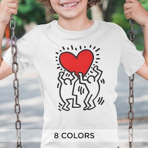 Keith Haring 'Love' Graphic Tee for Kids | Boys & Girls – Iconic Pop Art T-Shirt