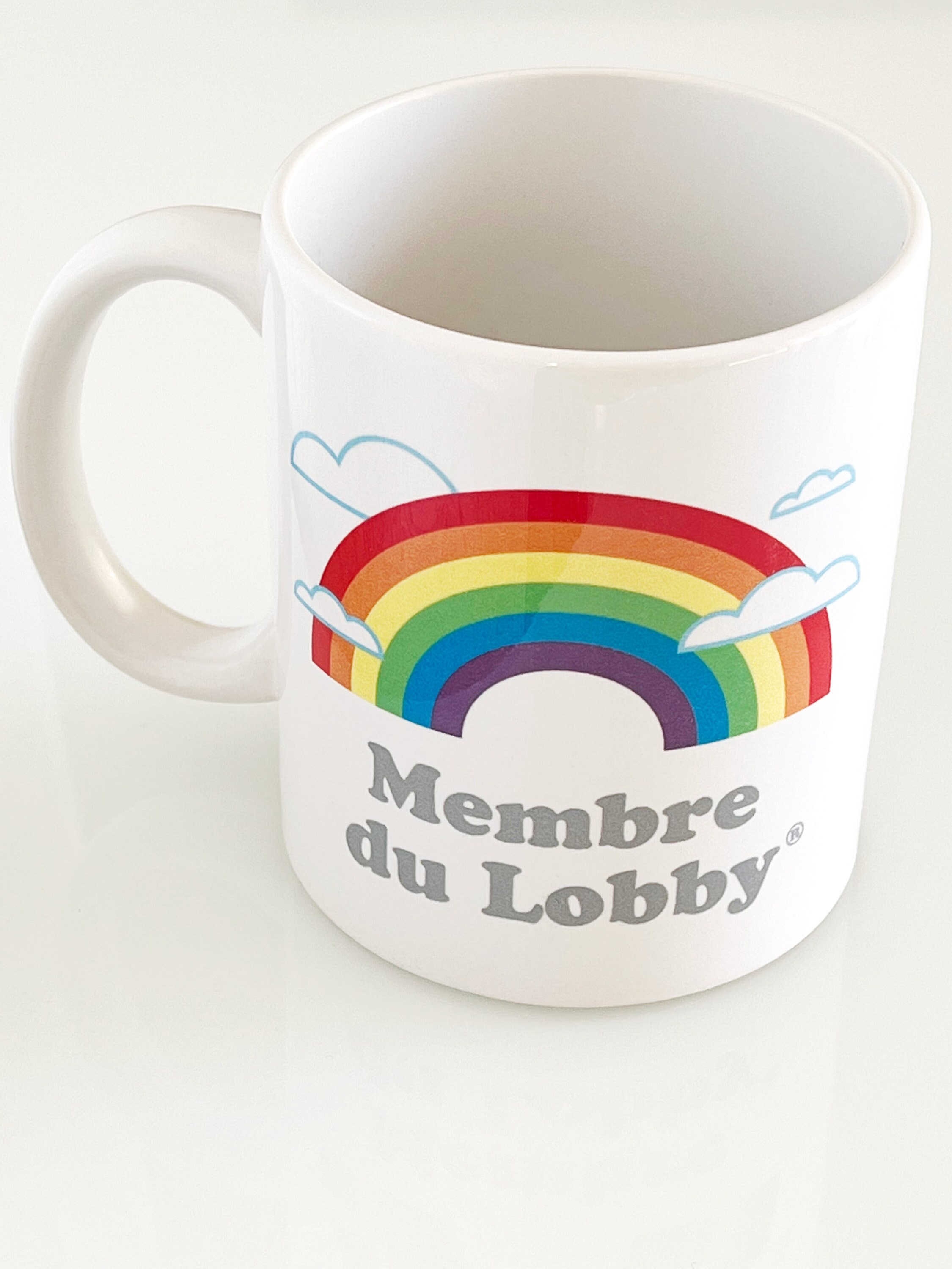 Tasse Blanche Membre Du Lobby
