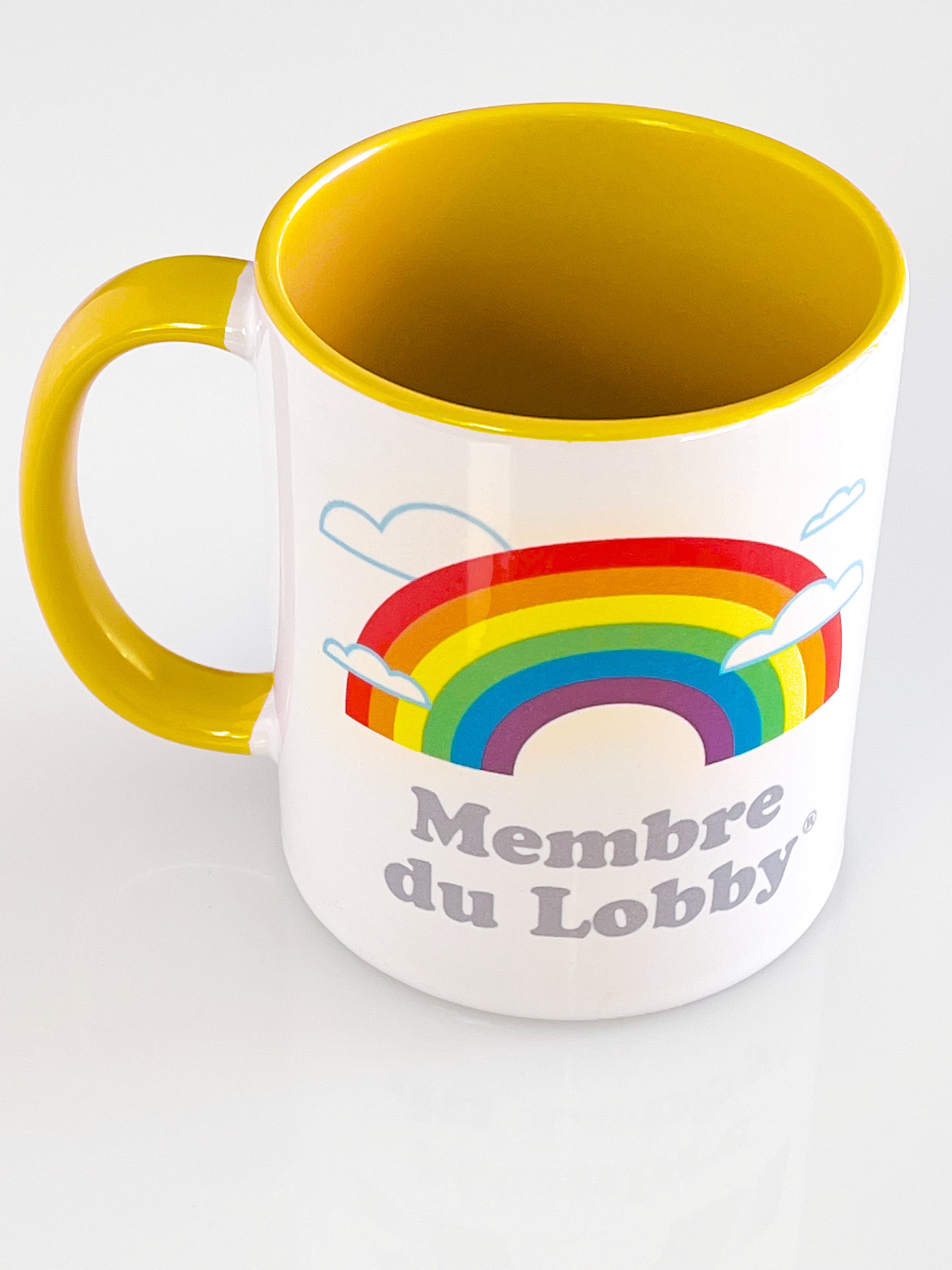 Tasse Jaune Membre Du Lobby