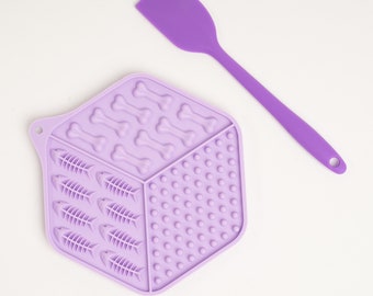 Lavender Dreams Dog Lick Mat Duo (with Spoon)