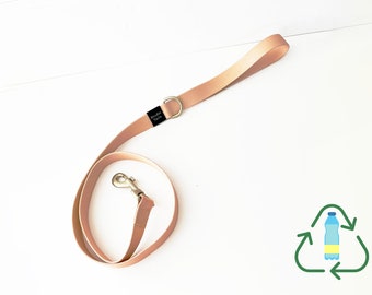 Natural Sands: Eco-Friendly Beige Tan Dog Leash from Recycled Plastics