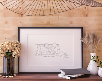 Custom Line Portrait, Minimalist Illustration, Line Art Creative, Minimalist drawing, Single Line Art,turn a picture into a one line drawing