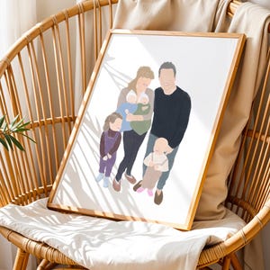 Acquerello da foto, foto personalizzata, illustrazione fotografica ad acquerello, ritratto personalizzato