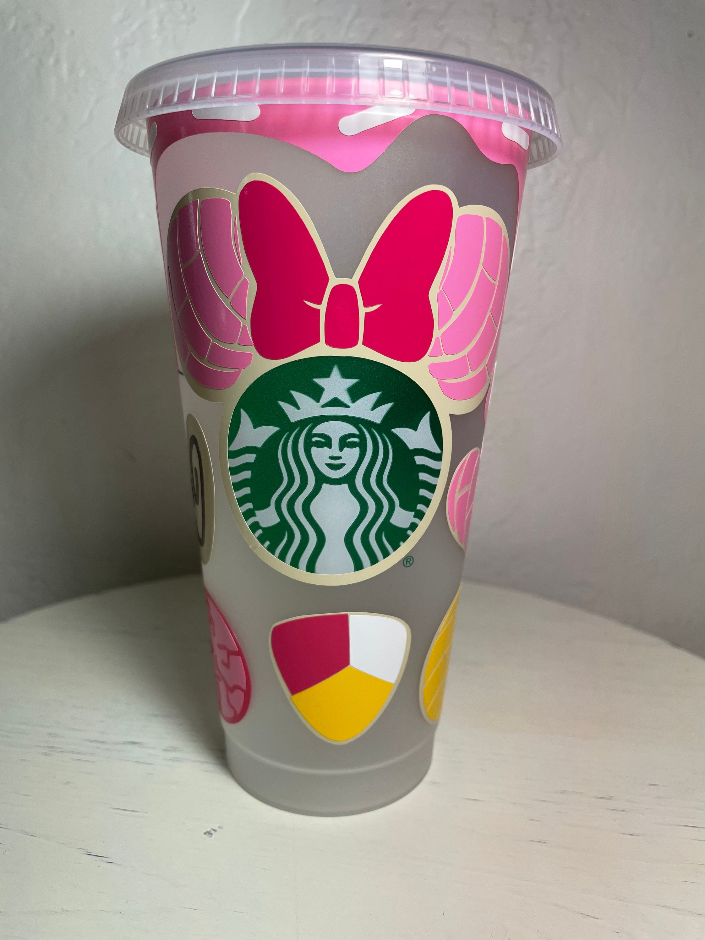 Minnie Conchas Tumbler Starbucks Cold Cup Starbucks Cup 