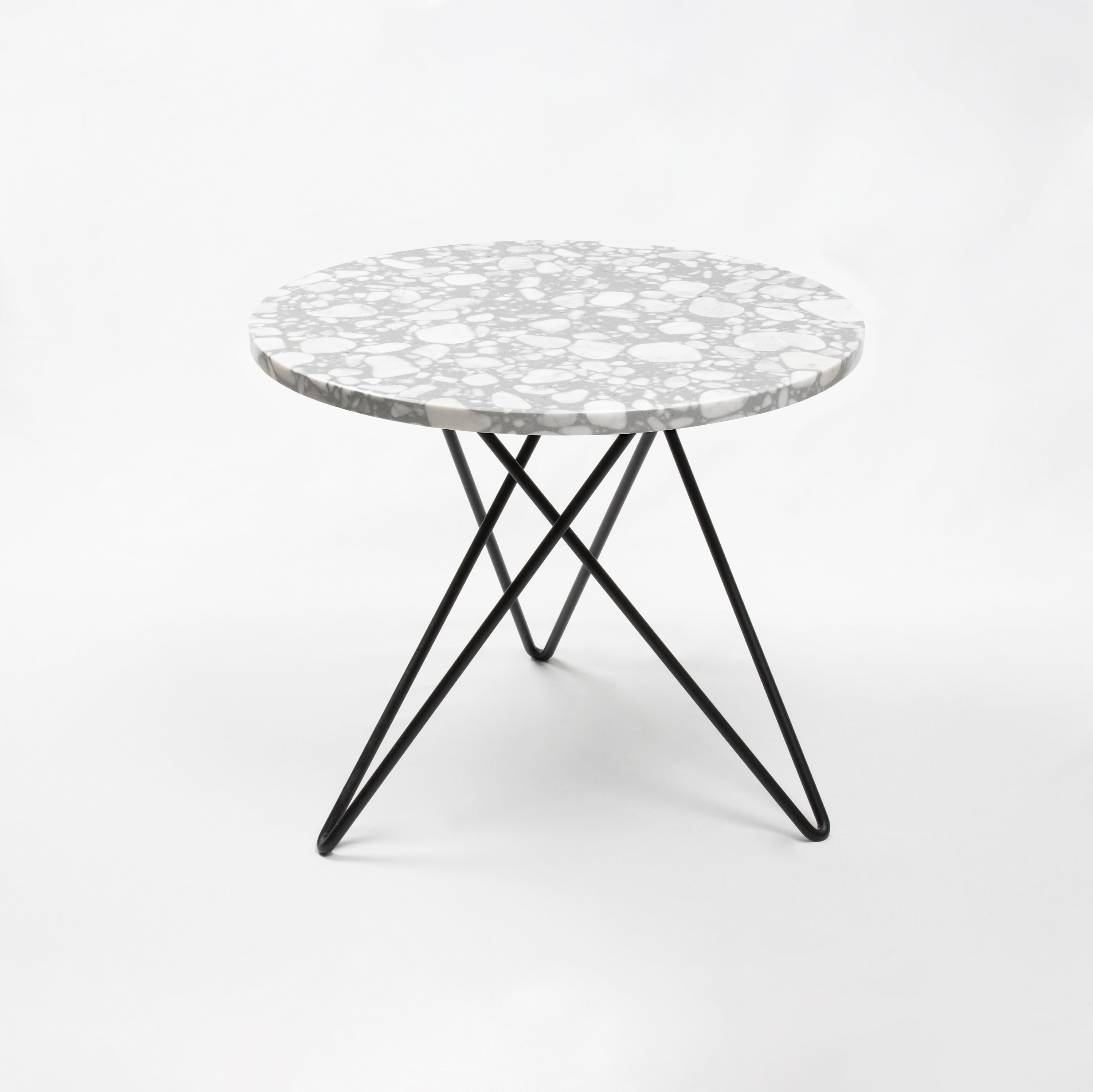 Point - Paladio Griso Table d'appoint en Marbre