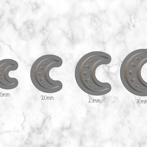 Moon Phases Clay Cutter STL File - 3D Print File
