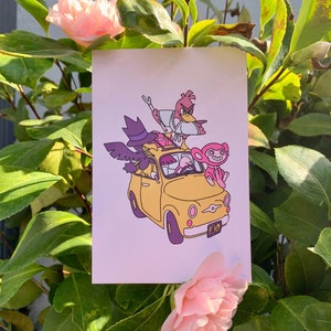 Reisekarte Aipom Die dritte Postkarte
