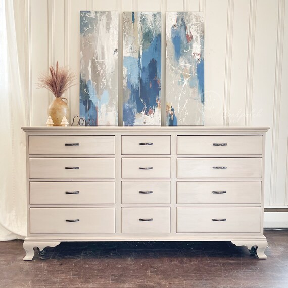 Cream colored dresser deals