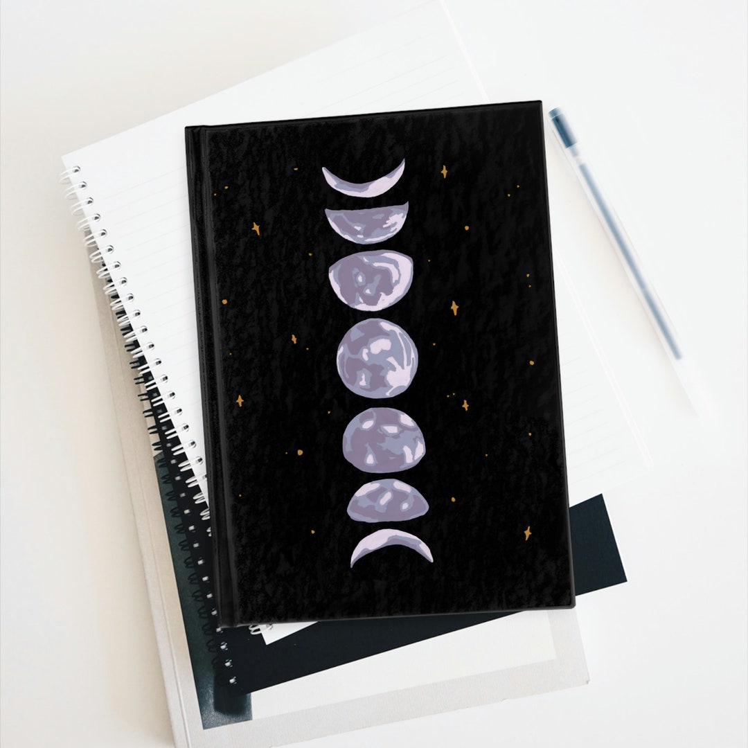 Moon Phases Bullet Journal Journal With Blank Pages Moon - Etsy