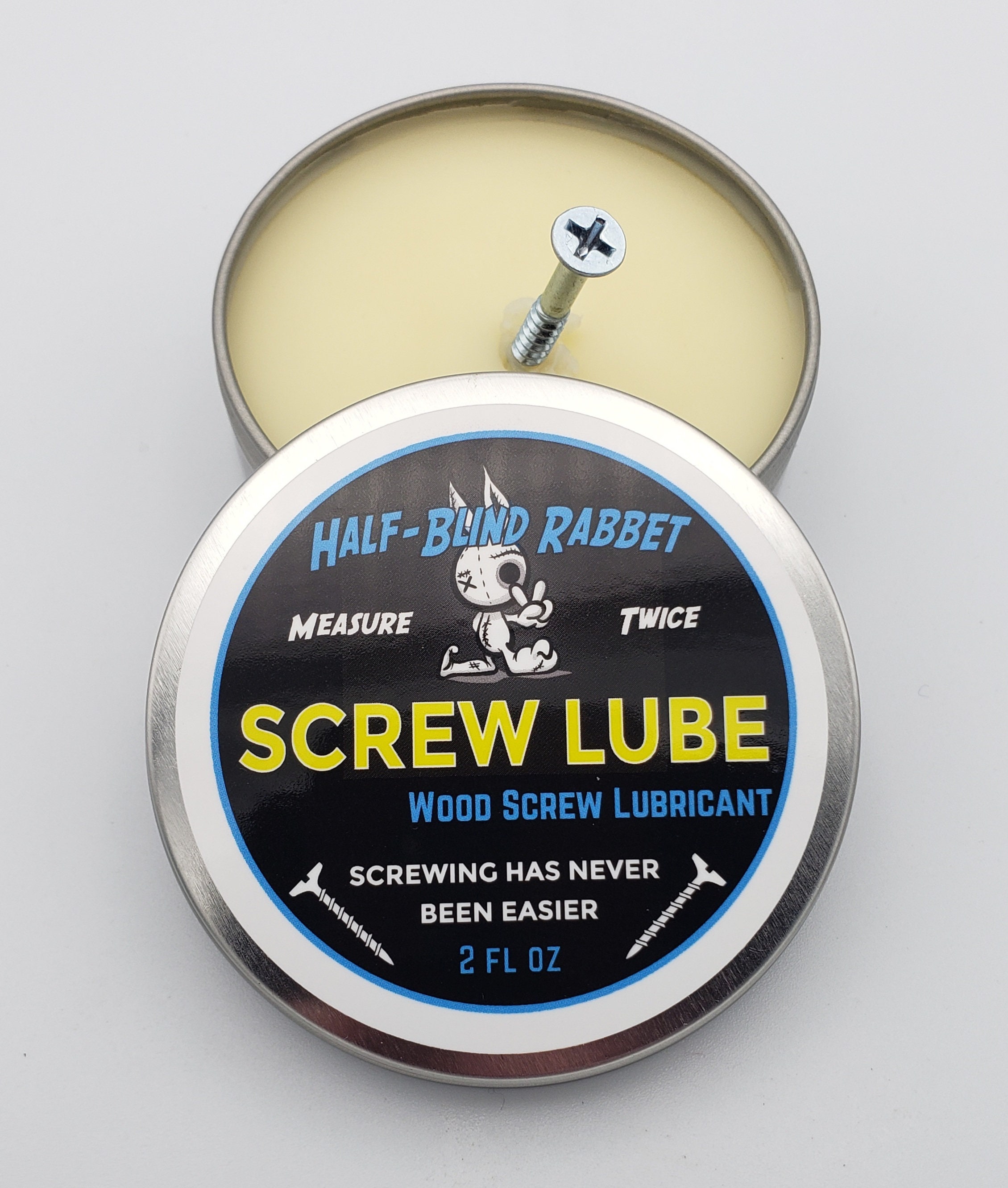 Screw Lube 2 Ounce Wood Screw Lubricant Made in the USA Veteran