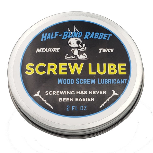 Screw Lube 2 Ounce Wood Screw Lubricant Made in The USA Veteran Owned