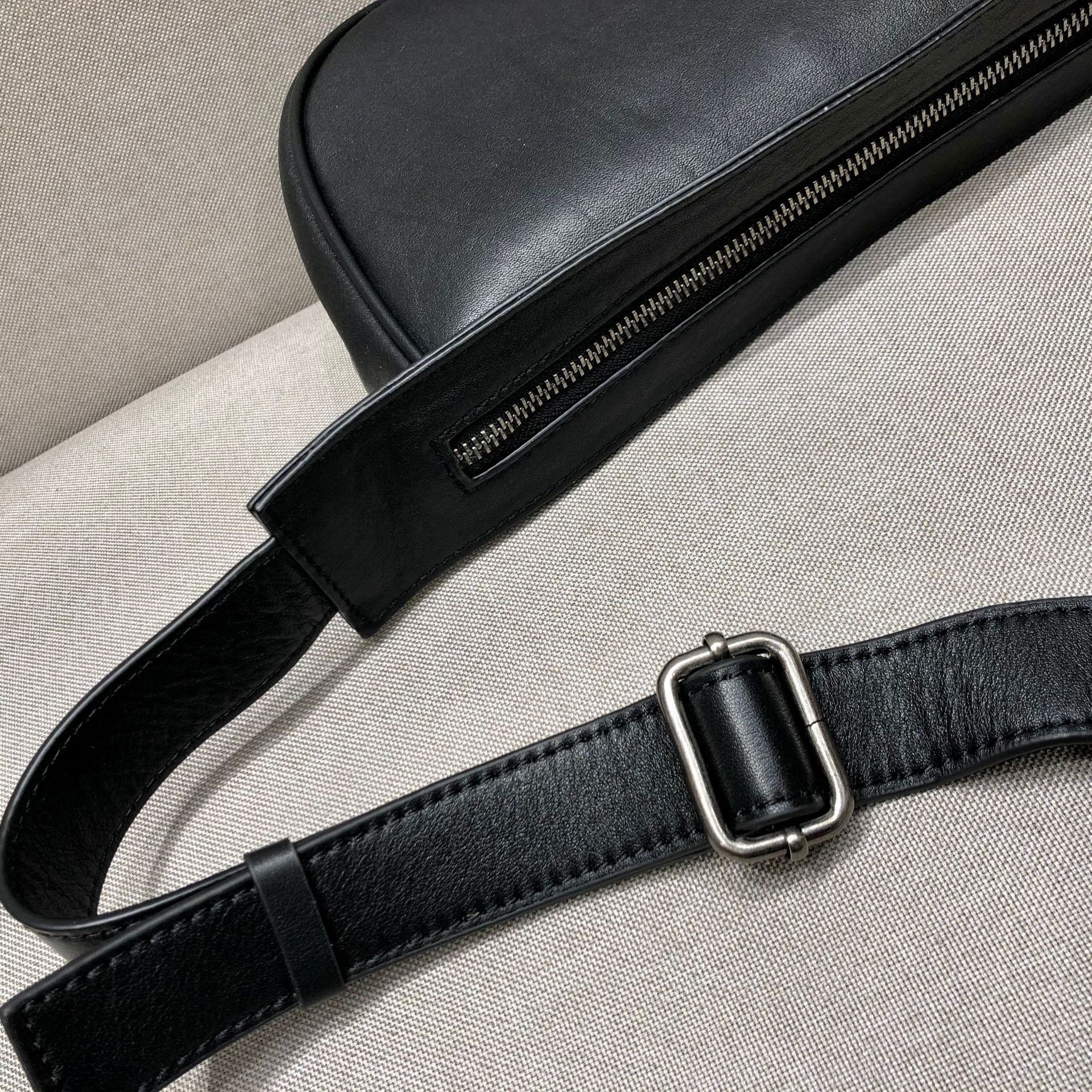 Minimalist Chest Bag Handmade Sling Bag Genuine Leather - Etsy