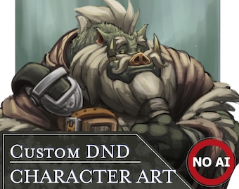 Custom Fantasy DnD Character Art