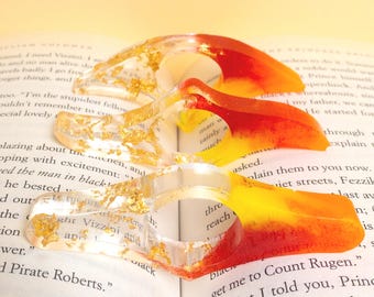 Page holder/book holder/thumb book holder/resin bookmark-  heat wave