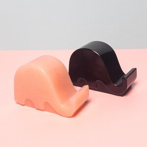 Suporte de resina para telefone/suporte de telefone em forma de elefante/decoração de mesa