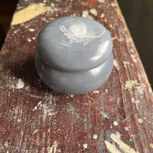 Resin jar/ round jar with lid/Grammy&#39;s stash jar-multiple colors