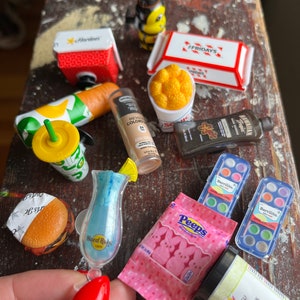 Shoe Charms/shoe decor/clogs/flair/miscellaneous food items and miniatures