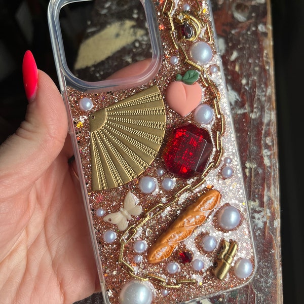 Custom Resin phone case iphone 11/12/13/13pro/13pro max/14/14pro/ 14pro max/vintage/reclaimed/luxe/nostalgic/novelty/toys/shells/natural