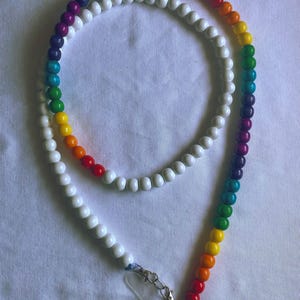 Crossbody wood Beaded Phone Leash/phone strap/beaded/detachable/phone accessory/silver/purple- Rainbow Goddess 63&quot;
