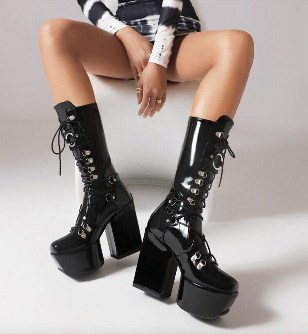 Gothic lolita shop boots