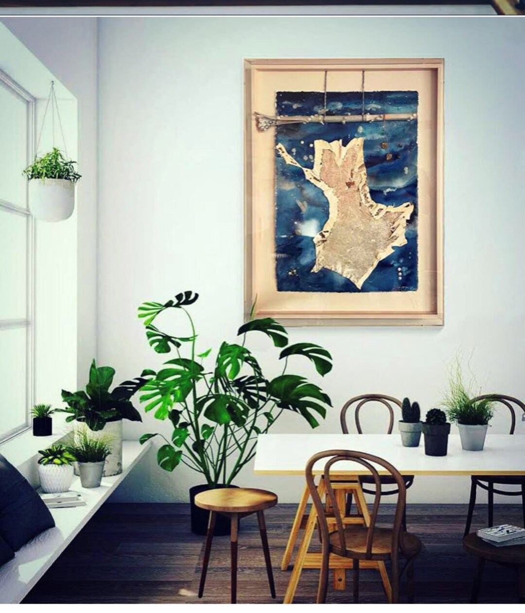 大特価 一点物】手乗り絵画 飾り インテリア Way Milky 絵画 - 絵画