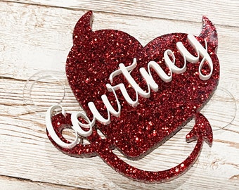 Valentine’s Day Devil Heart Stanley Topper