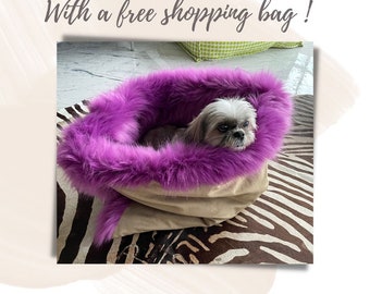 Rosie Snuggle Bed for Pets, Cuddle Bed, Pet Bed, Travel Bed, Anti-Anxiety Dog Bed,Pet Bed, Pet Gifts,Bed,Snuggle,Cuddle Bed,Cat Cave