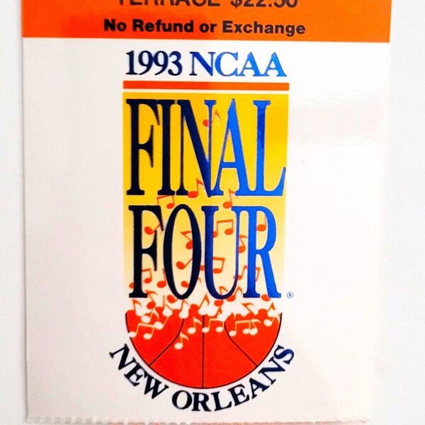 Final Four Ticket Etsy