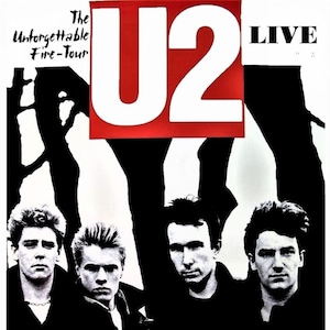U2 &quot;The Unforgetable Fire Tour&quot; Croke Park June 29,1985 Vintage Concert Poster 9&quot;x12&quot; Reprint Concert Poster on PVC Board -Free Shipping