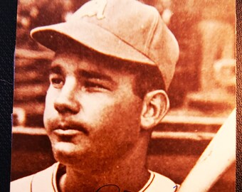Ferris Fain Philadelphia Athletics Signed 4X6 Postcard Size Photo (PSA)-Free Shipping