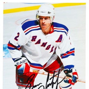 Brian Leetch 1998 New York Rangers Vintage Throwback NHL Hockey Jersey