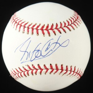 Rico Carty Atlanta Signed OML Baseball with Ball Cube (JSA)- Free Shipping