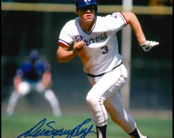 Dale Murphy Signed 8x10 Photo (JSA COA)- Free Shipping