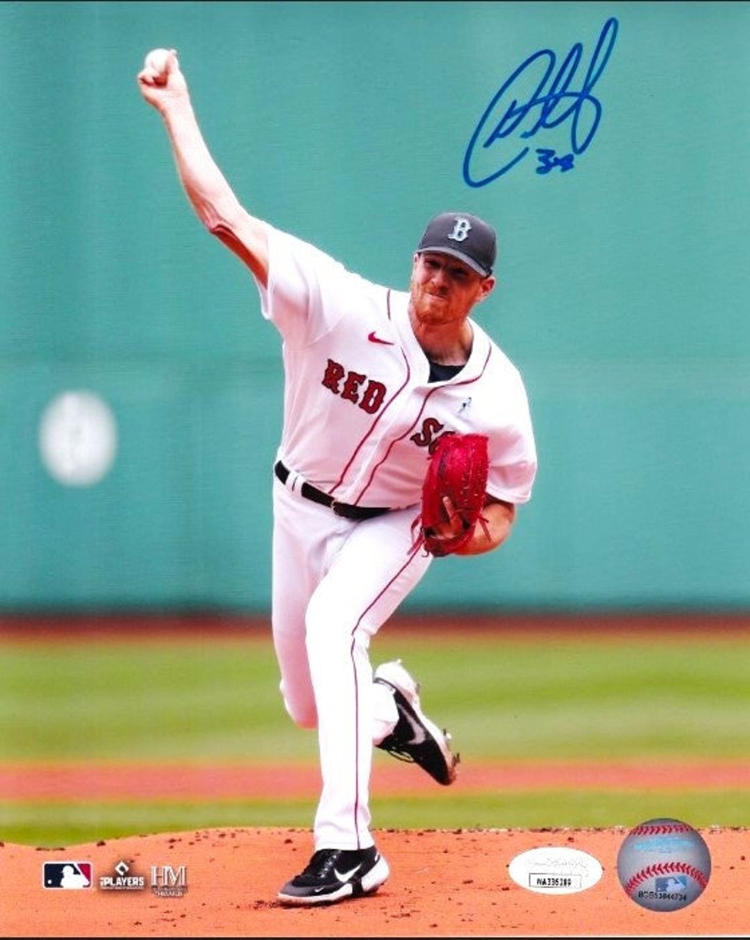Nick Pivetta Boston Red Sox Signed 8x10 Photo JSA Witness 