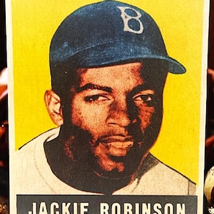Baseball Cards Jackie Robinson - Etsy Baseball Cards Jackie Robinson - Etsy