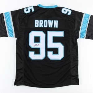 Derrick Brown Carolina Panthers Signed Custom Jersey (JSA Hologram) Free Shipping