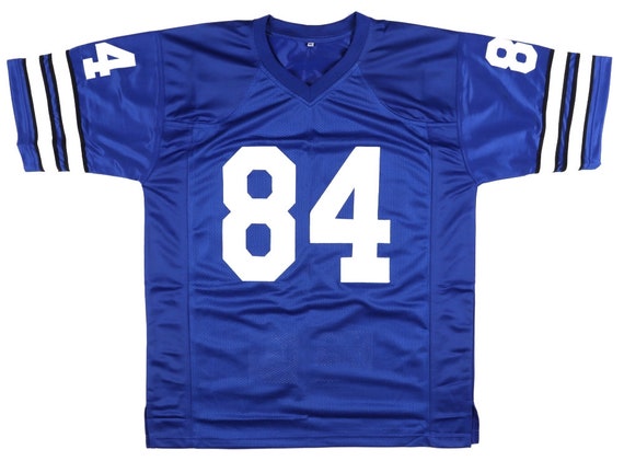 Jay Novacek Dallas Cowboys Signed Career Highlight Stat Jersey JSA