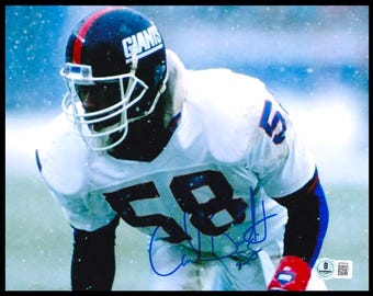 Carl Banks New York Giants Signed 8x10 Photo (Beckett Certified)- Free Shipping