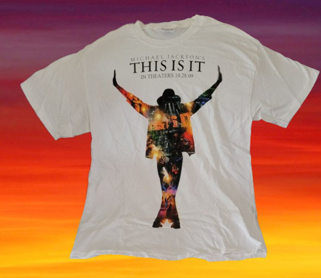 Michael Jackson this is It Movie Promo Tshirt and Sequince