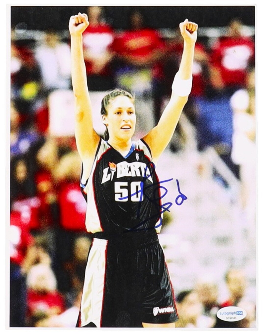 WNBA Rebecca Lobo HOF サイン入り写真