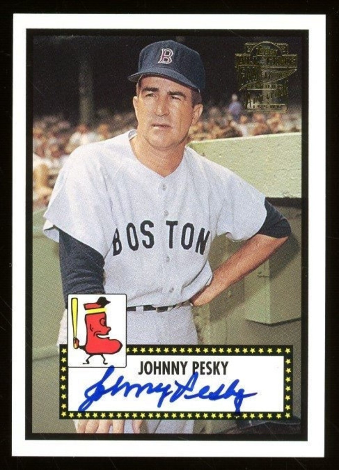 Johnny Pesky Boston Red Sox 2005 Topps Fan Favorites Autograph Etsy