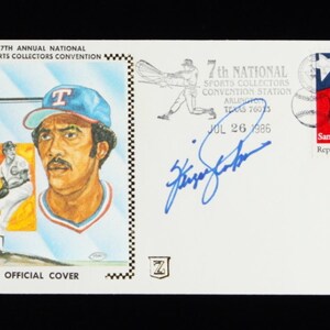 Ferguson &quot;Fergie&quot; Jenkins Texas Rangers Signed 1986 FDC Envelope (JSA COA) Free Shipping