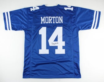 Craig Morton Dallas Cowboys Signed Jersey (JSA COA) Free Shipping
