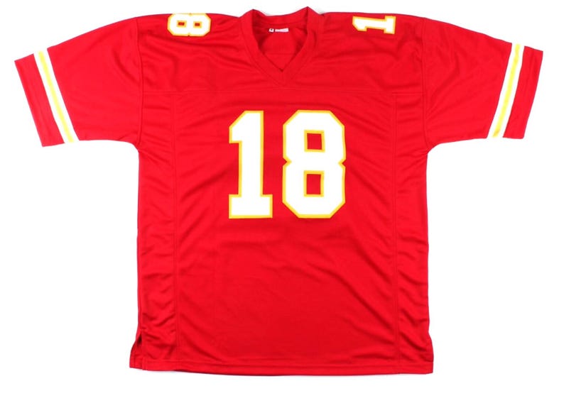 Emmitt Thomas Kansas City Hall of Famer Signed Custom Jersey (JSA COA) Free Shipping image 3