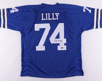 Bob Lilly Dallas Cowboy Hall of Famer Signed Jersey (TriStar Hologram) Free Shipping