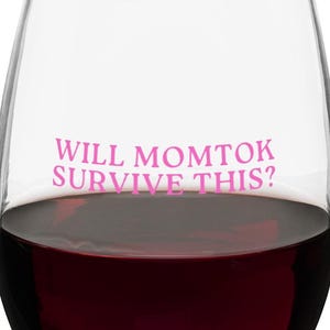 MomTok Secret Lives of Mormon Wives Stemless Wine Glass Cute Gift