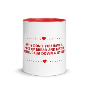 Taza icónica Kim &quot;Piece of Bread&quot; de RHOBH