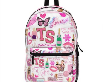 Taylor Backpack, Taylor Merch, Pink, Champagne Bottle