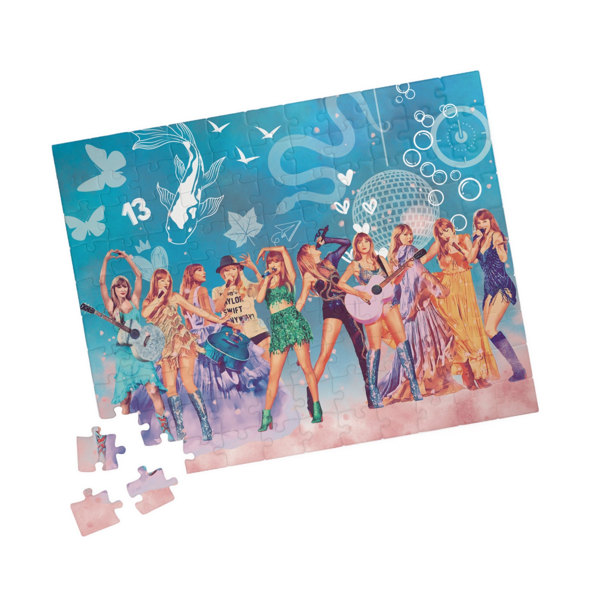 Discover The Eras Tour Taylor Jigsaw Puzzle, Taylor Fan Gift